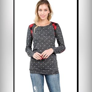 Hazel blues lightweight sweater.